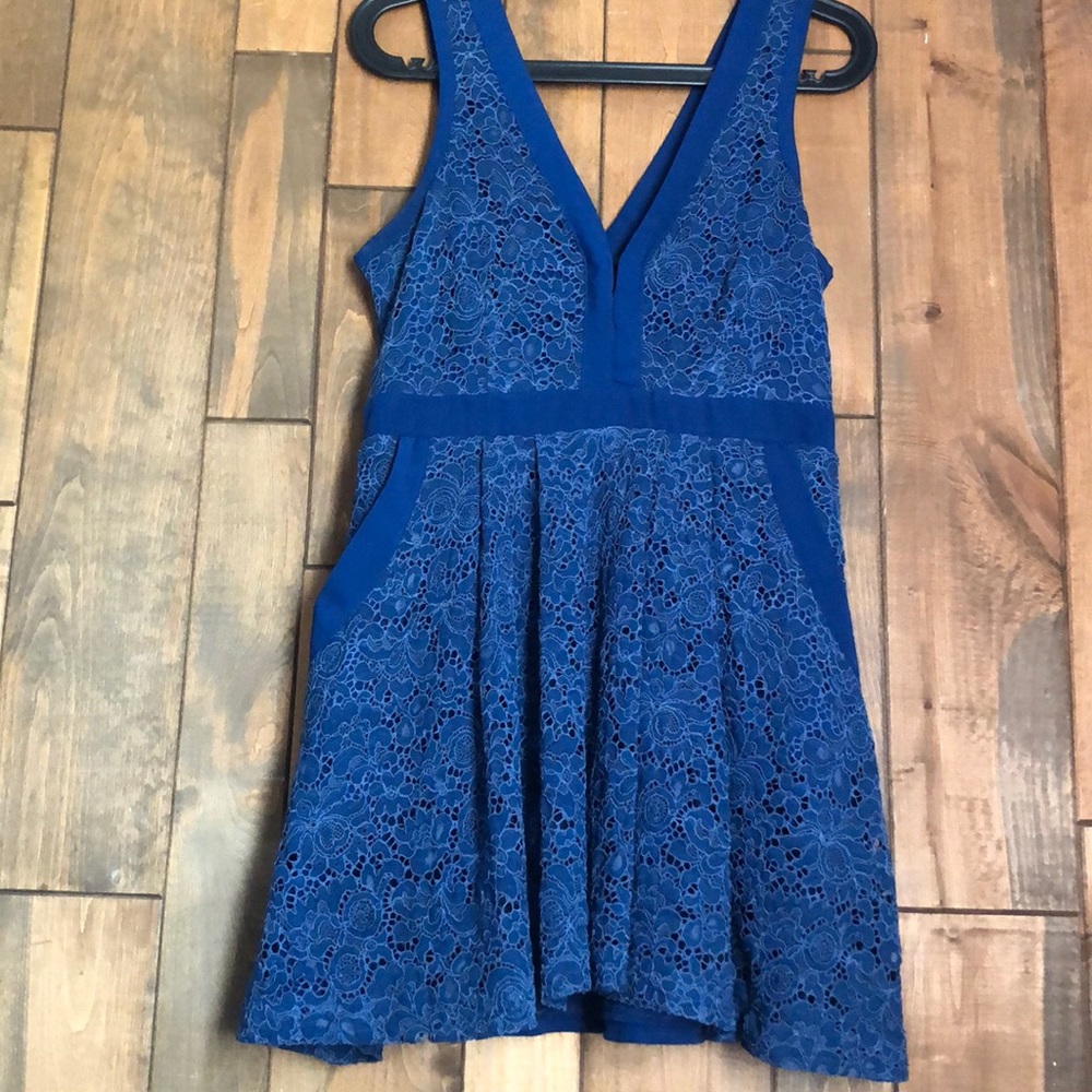 Free People cobalt blue dress.